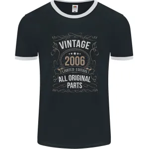 18th Birthday Limited Edition 2006 Mens Ringer T-Shirt FotL
