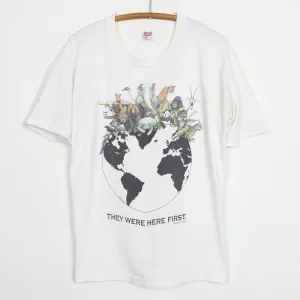 1992 They Were Here First Human-I-Tees Shirt