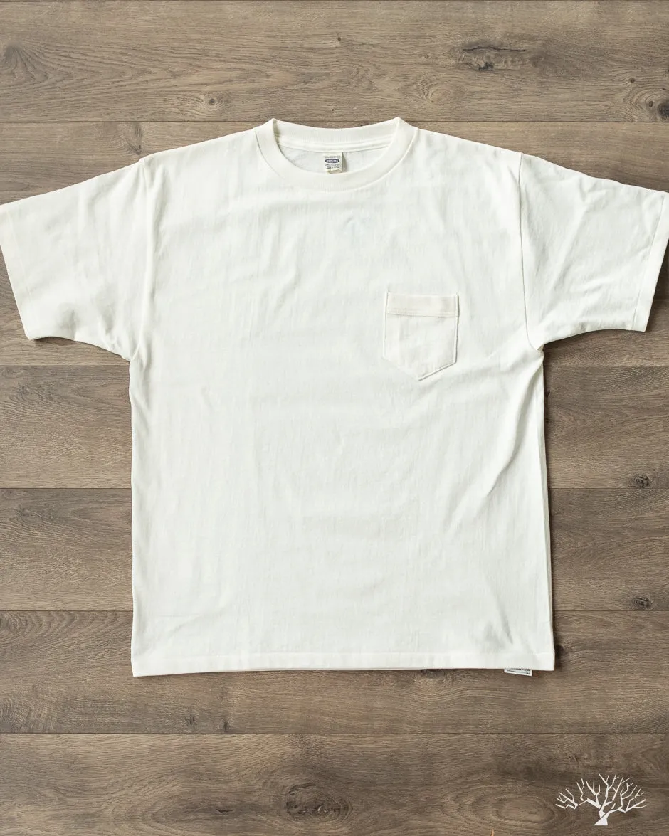 263 Crew Neck Pocket T-Shirt - Off-White