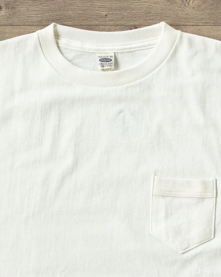 263 Crew Neck Pocket T-Shirt - Off-White