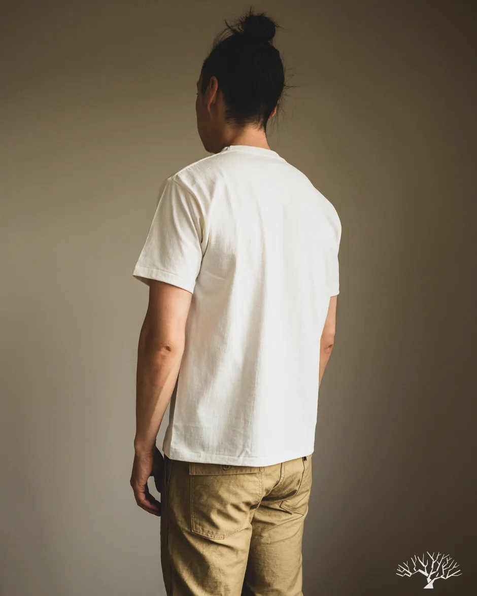 263 Crew Neck Pocket T-Shirt - Off-White