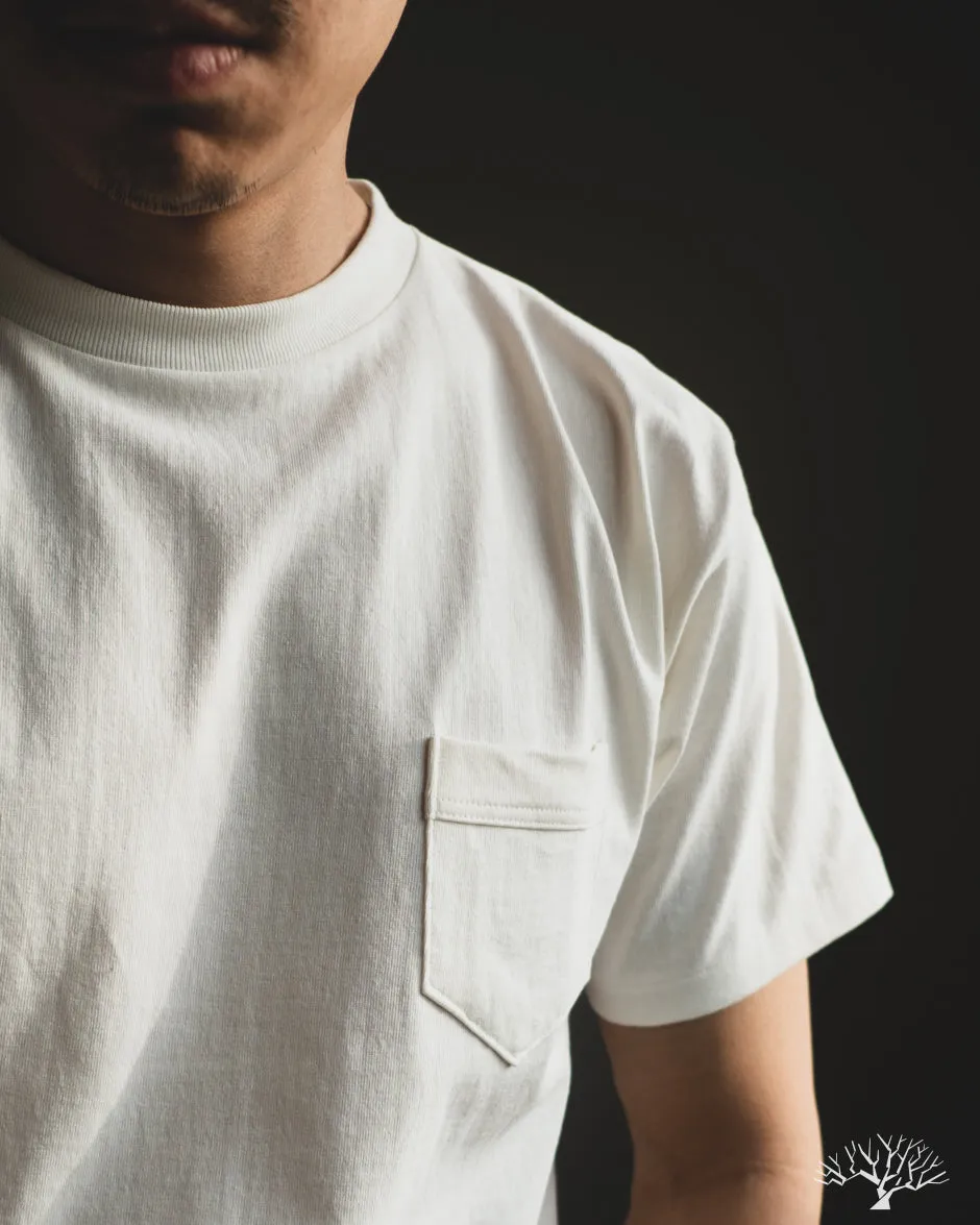 263 Crew Neck Pocket T-Shirt - Off-White