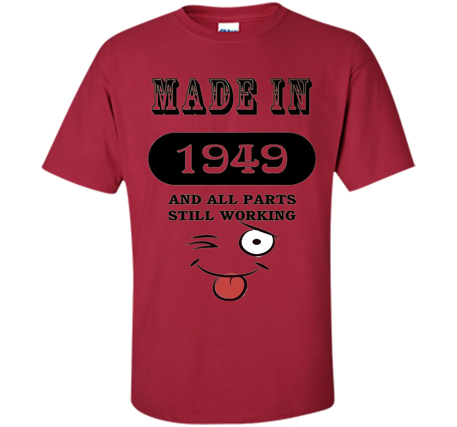 67th Birthday Gift Made in 1949 Funny Ladies Gentlemans T-Sh
