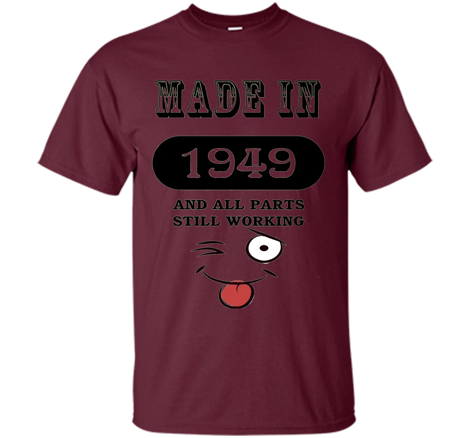67th Birthday Gift Made in 1949 Funny Ladies Gentlemans T-Sh