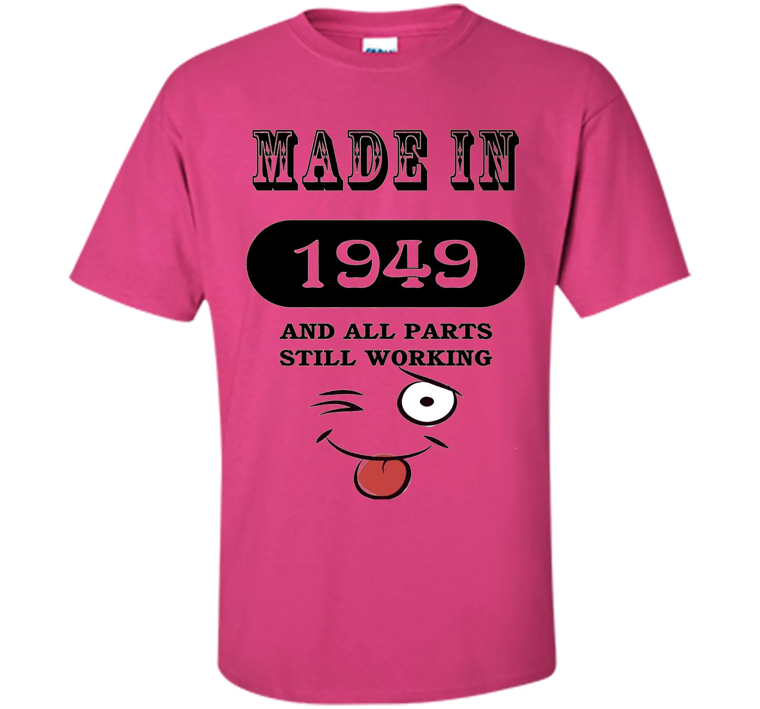 67th Birthday Gift Made in 1949 Funny Ladies Gentlemans T-Sh
