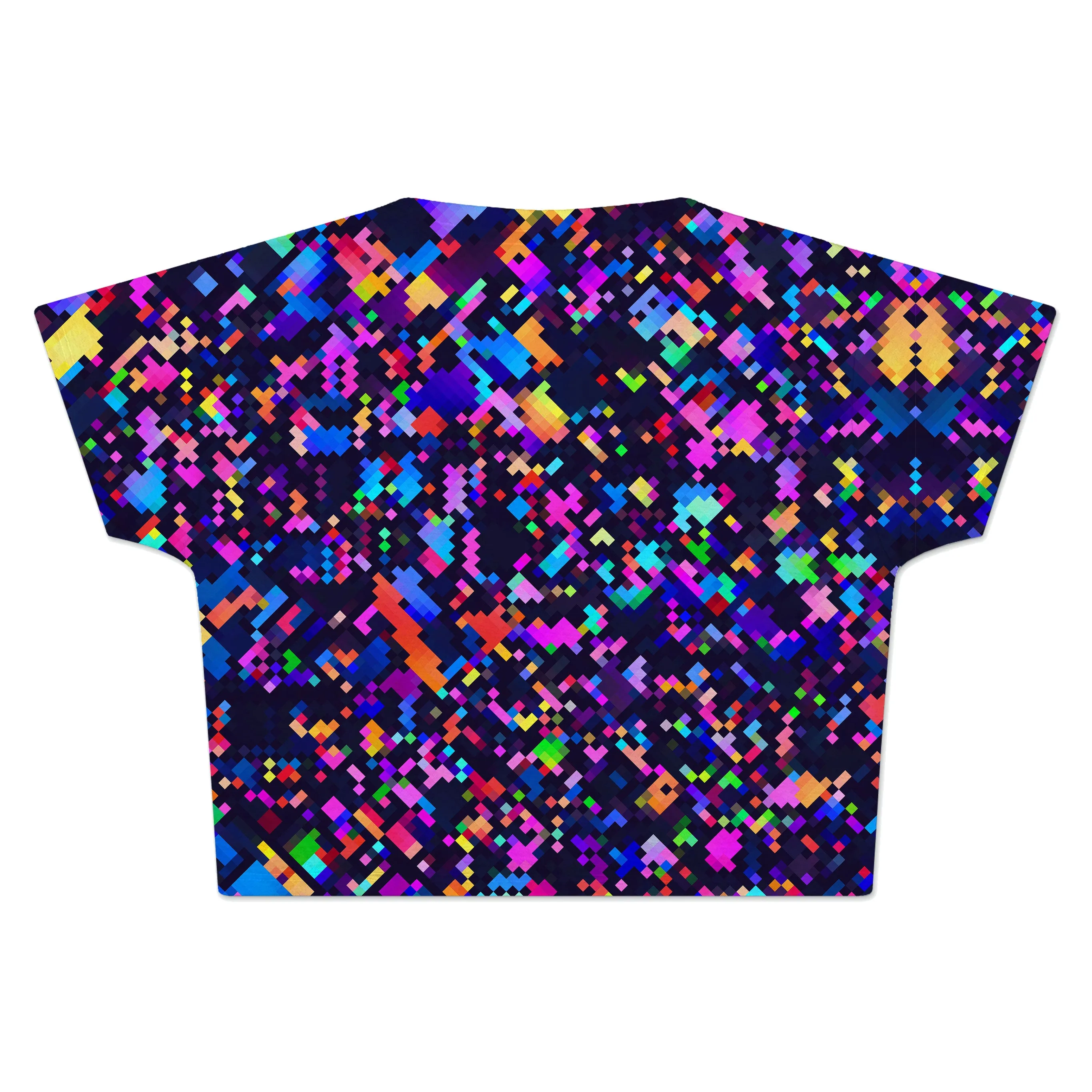 8-Bit Confetti Crop Tee