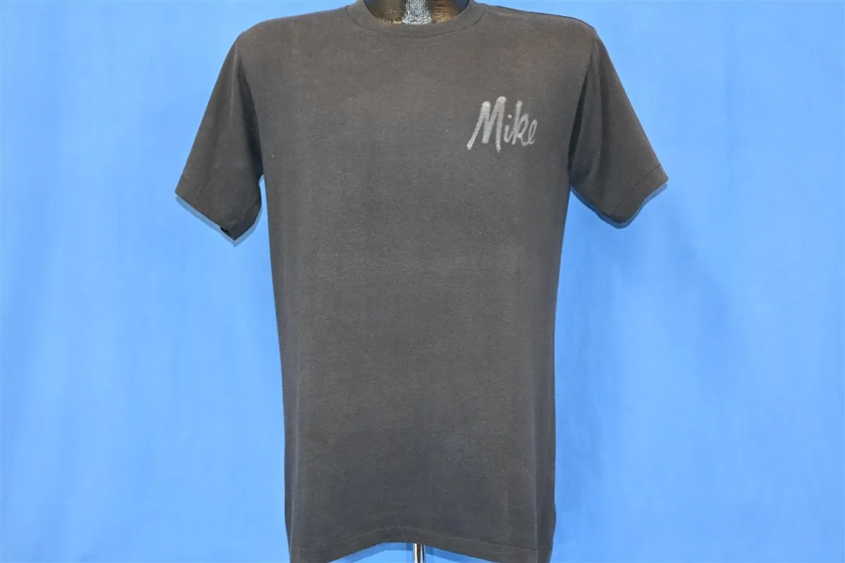 80s Shark Airbrushed Ocean Mike Faded t-shirt Medium