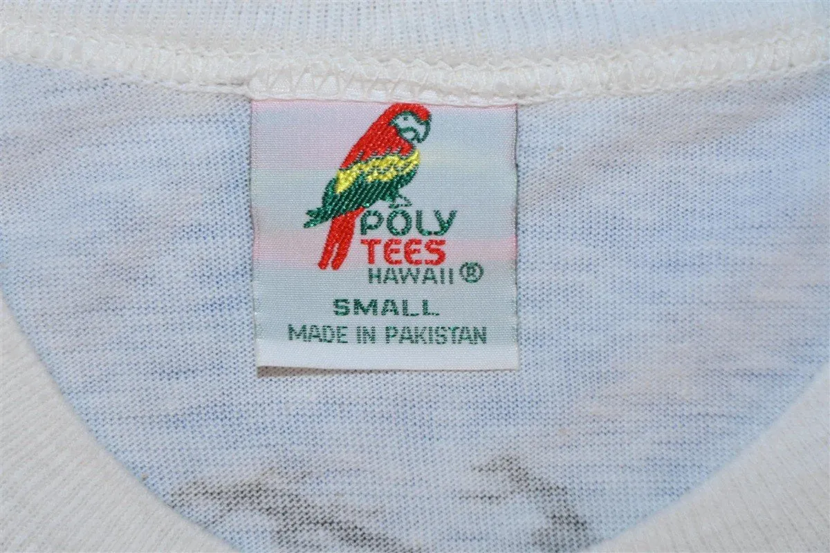 90s Poly Tees Hawaii Loa College Sunset Run t-shirt Small