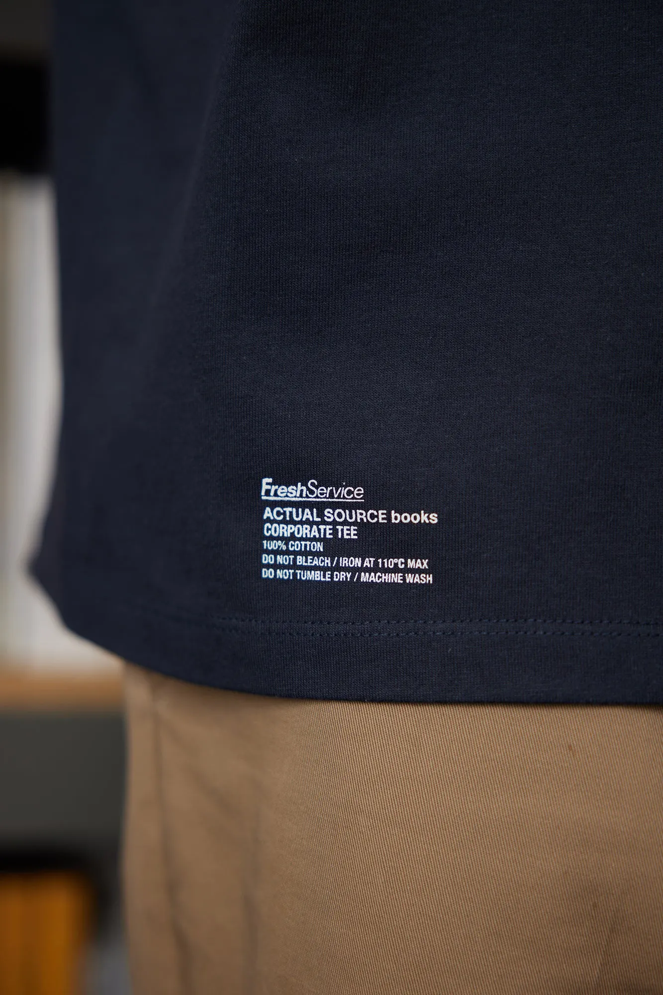 Actual Source × FS Corporate S/S TEE “Asb” (Navy)