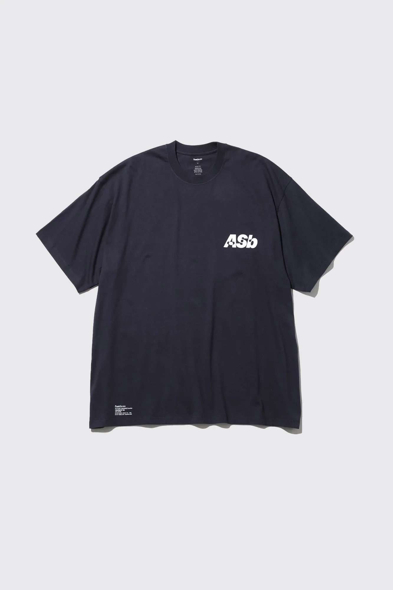 Actual Source × FS Corporate S/S TEE “Asb” (Navy)
