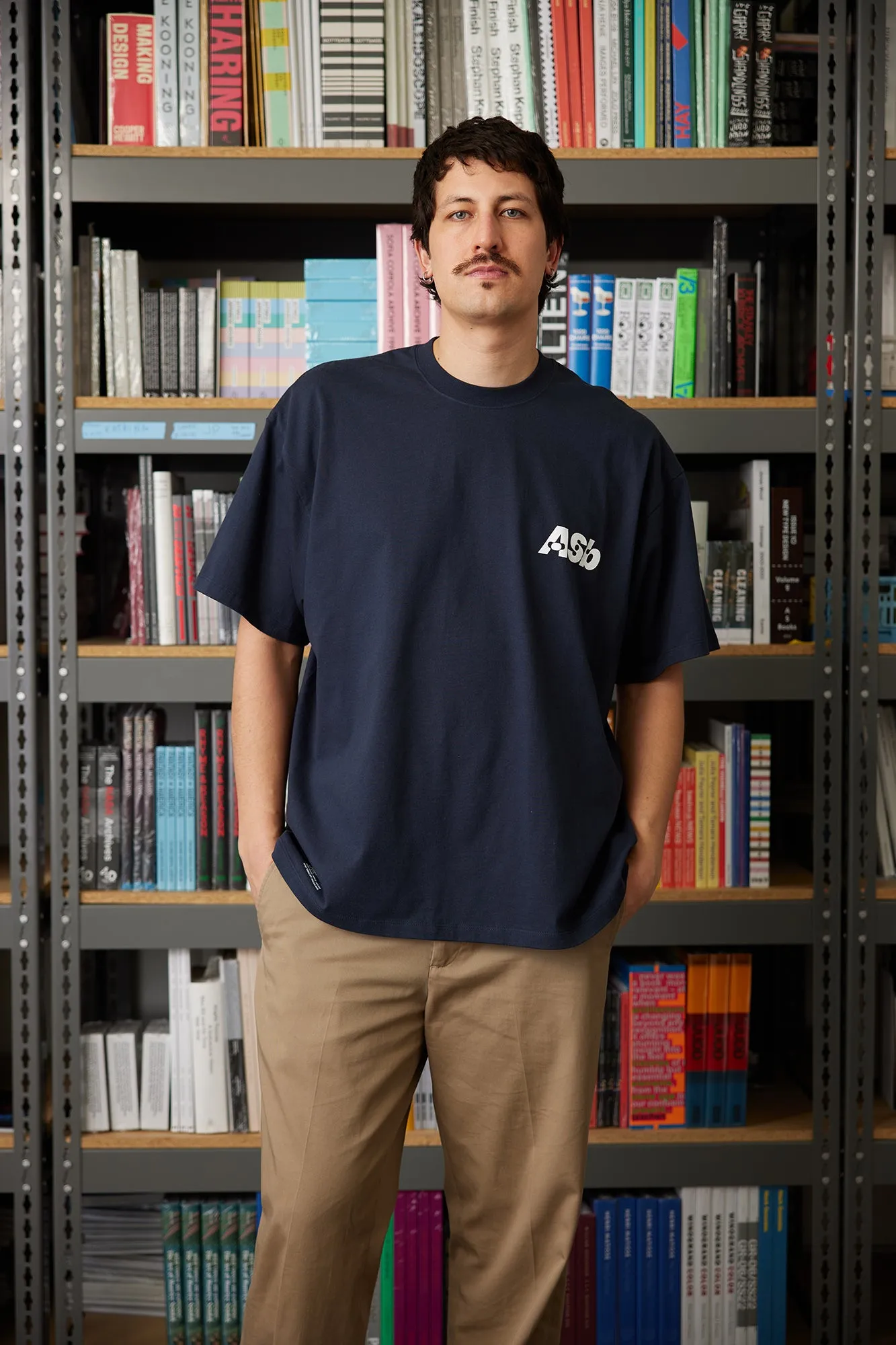 Actual Source × FS Corporate S/S TEE “Asb” (Navy)