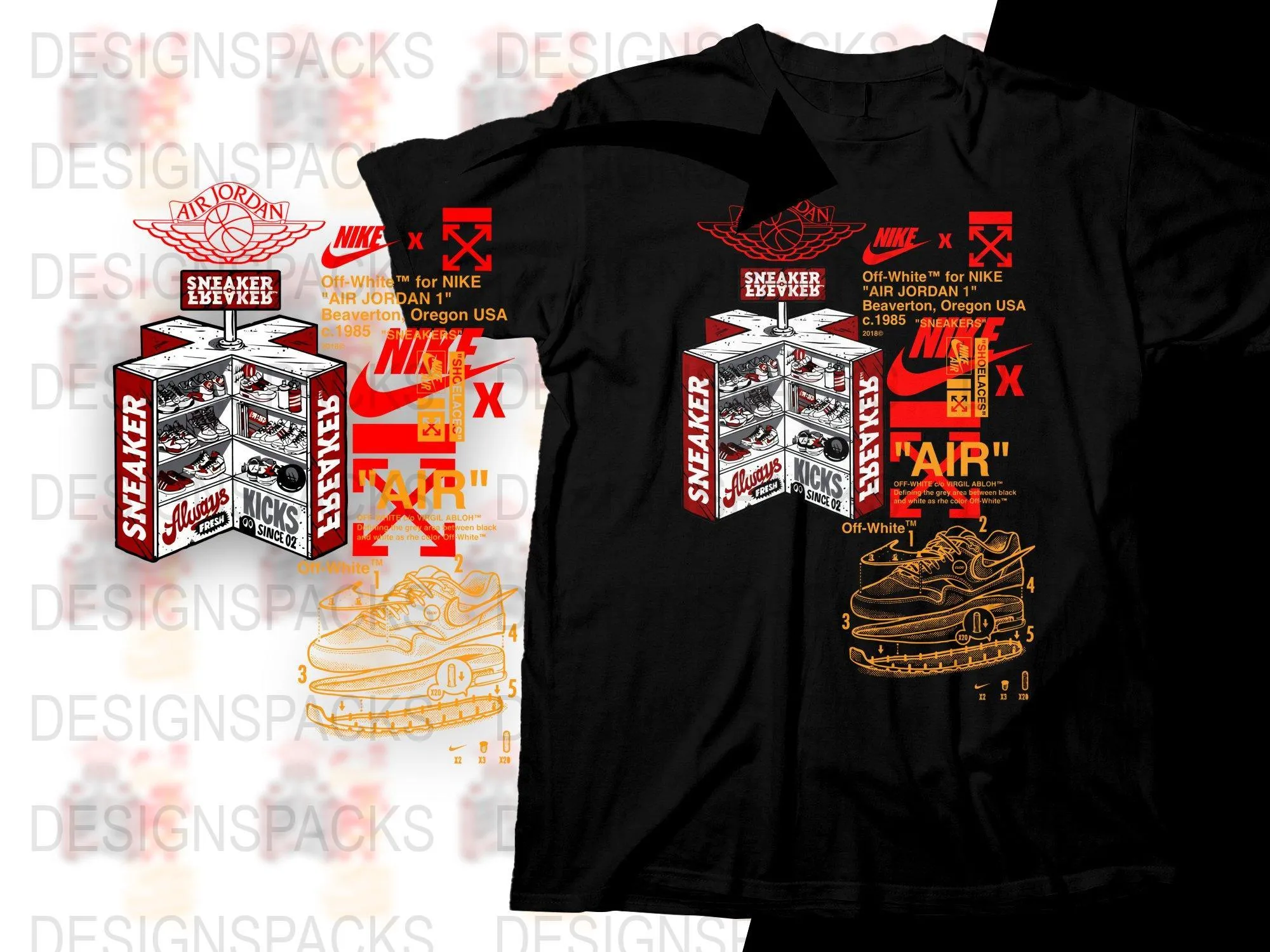 Air Sport Brand 1 Always Fresh Off Sneakers Graphic Png Digital Download