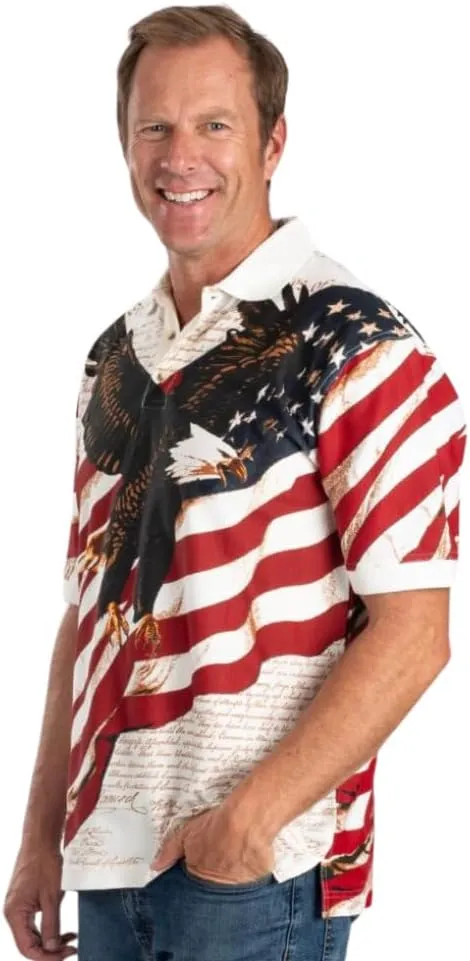American Summer Flag Patriotic Eagle Shirt