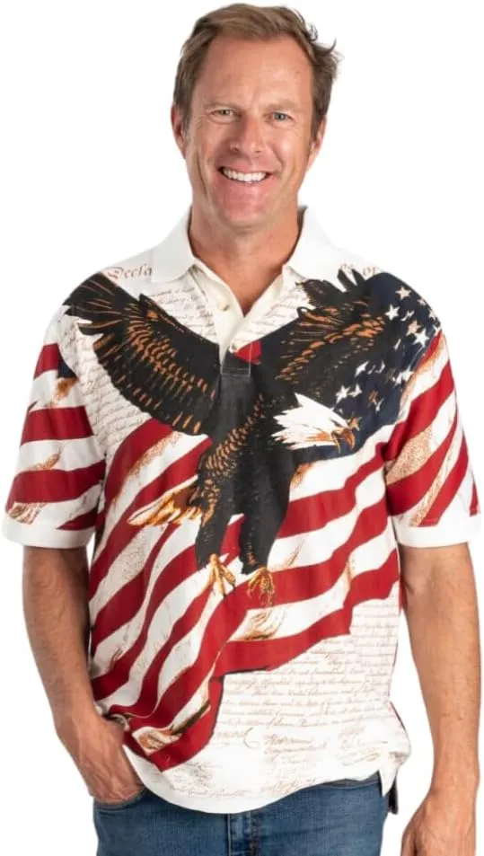 American Summer Flag Patriotic Eagle Shirt