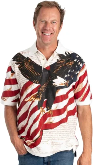 American Summer Flag Patriotic Eagle Shirt