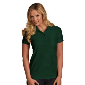 Antigua Women's Dark Pine Illusion Polo