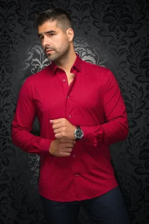 AU NOIR | Long Sleeve Shirt | Alexander-NDL Burgundy