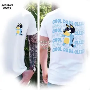Bandit Cool Dad Club Dad Birthday Bluey Cool Dad Club PNG Design