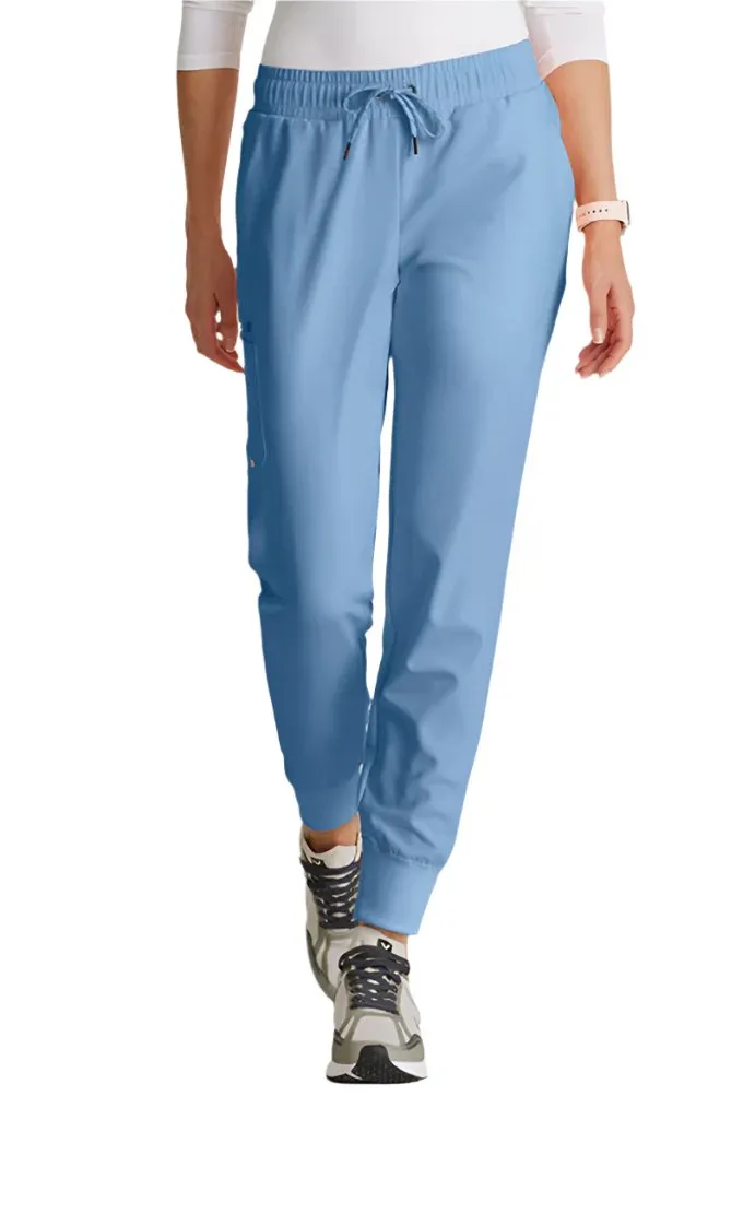 Barco Unify™ by Barco Union 5-pocket Mid-Rise Jogger Scrub Pant-Tall