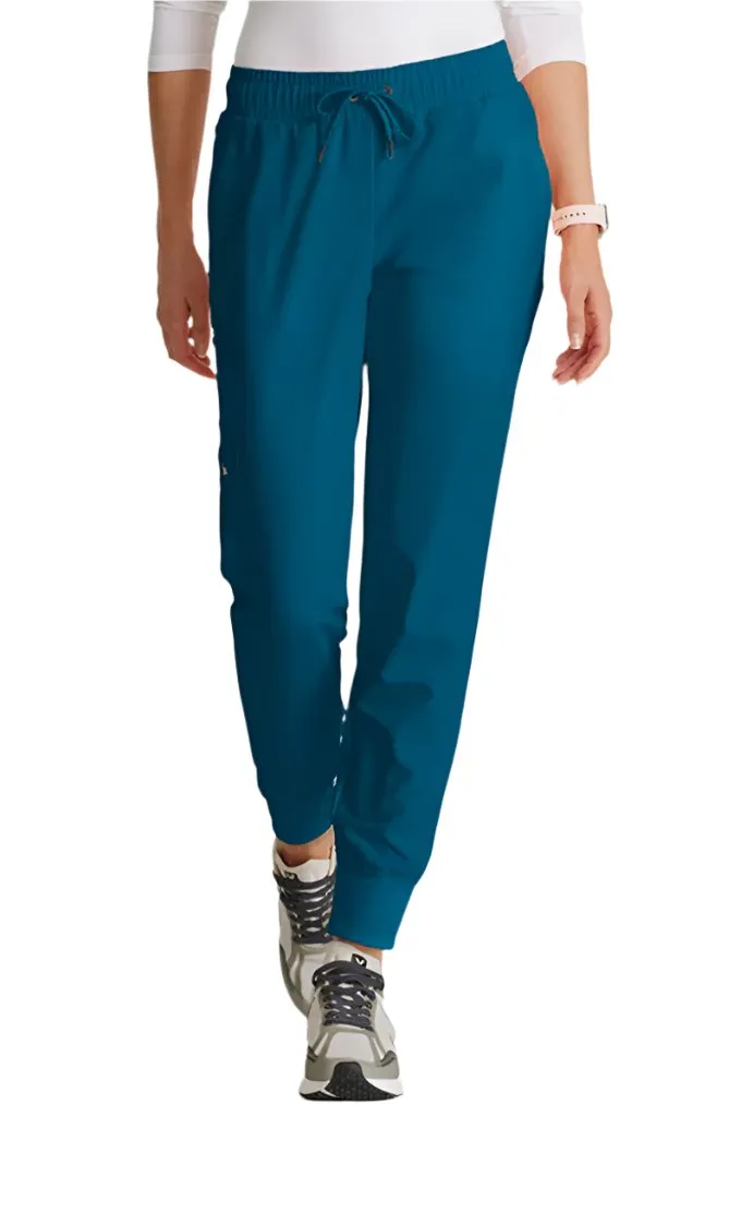 Barco Unify™ by Barco Union 5-pocket Mid-Rise Jogger Scrub Pant-Tall