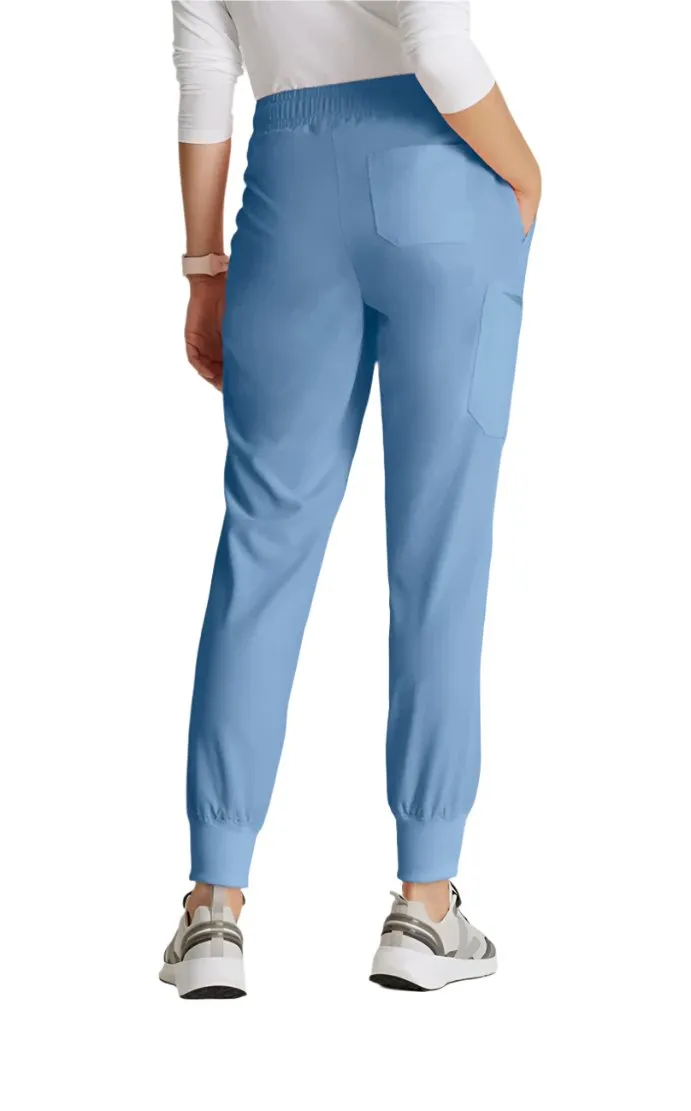 Barco Unify™ by Barco Union 5-pocket Mid-Rise Jogger Scrub Pant-Tall