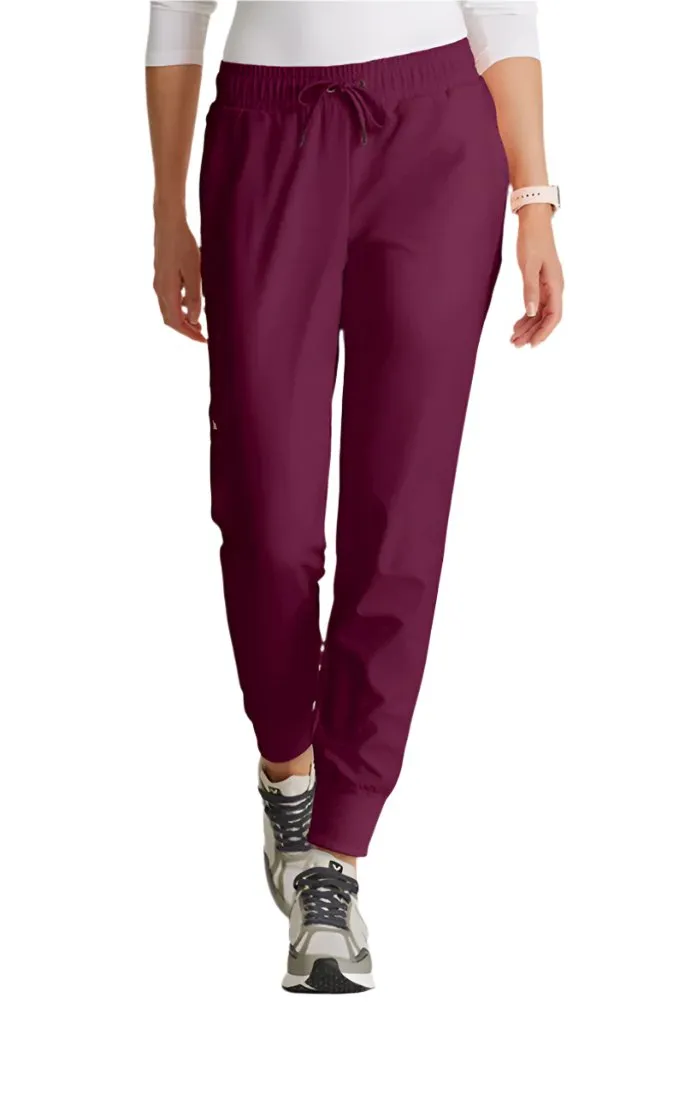 Barco Unify™ by Barco Union 5-pocket Mid-Rise Jogger Scrub Pant-Tall