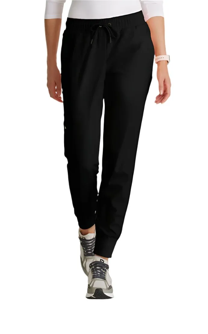 Barco Unify™ by Barco Union 5-pocket Mid-Rise Jogger Scrub Pant-Tall