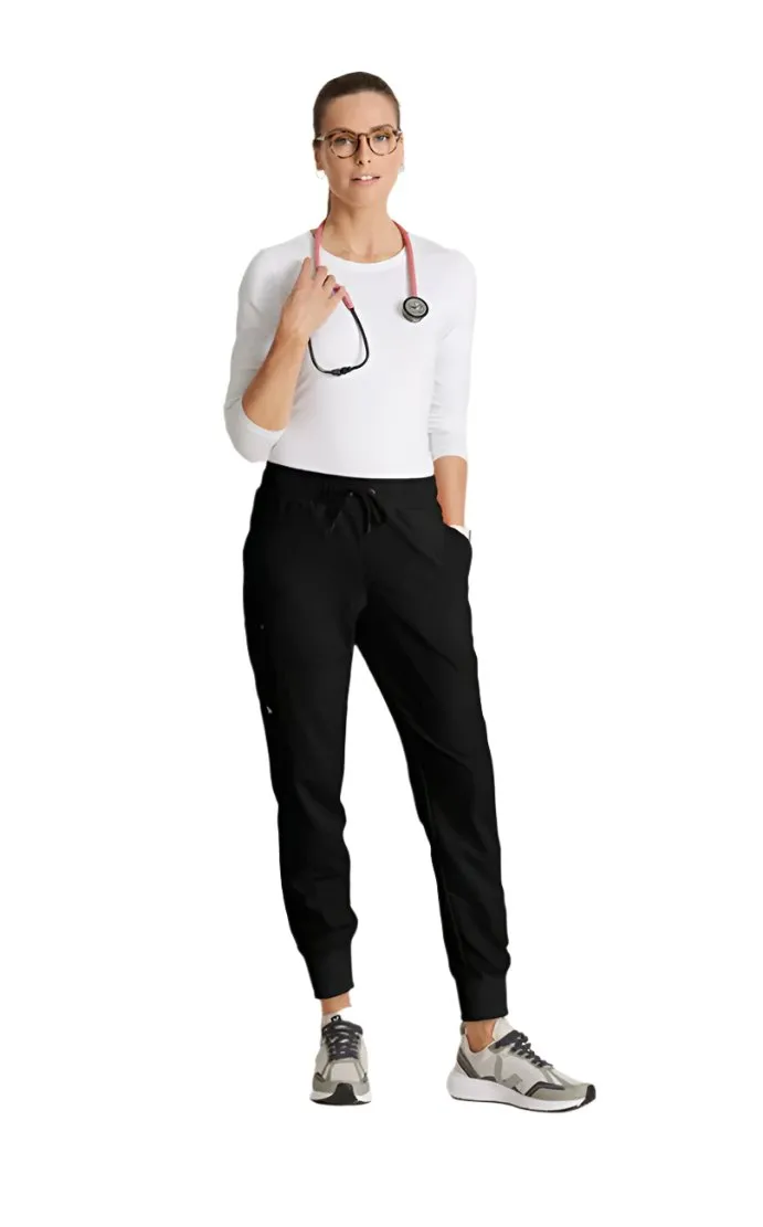 Barco Unify™ by Barco Union 5-pocket Mid-Rise Jogger Scrub Pant-Tall