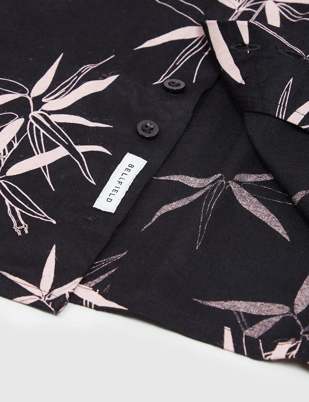 Bellfield Angkor Short Sleeve Shirt - Black