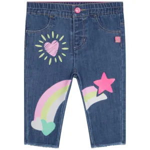 BILLIEBLUSH RAINBOW DENIM PANTS