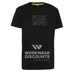 Bisley BKT085 FLX & MOVE™ Cotton Outline Logo Tee Short Sleeve