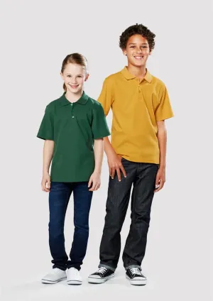 Biz Collection Kids Crew S/S Polo (1st 9 Colours)-(P400KS)