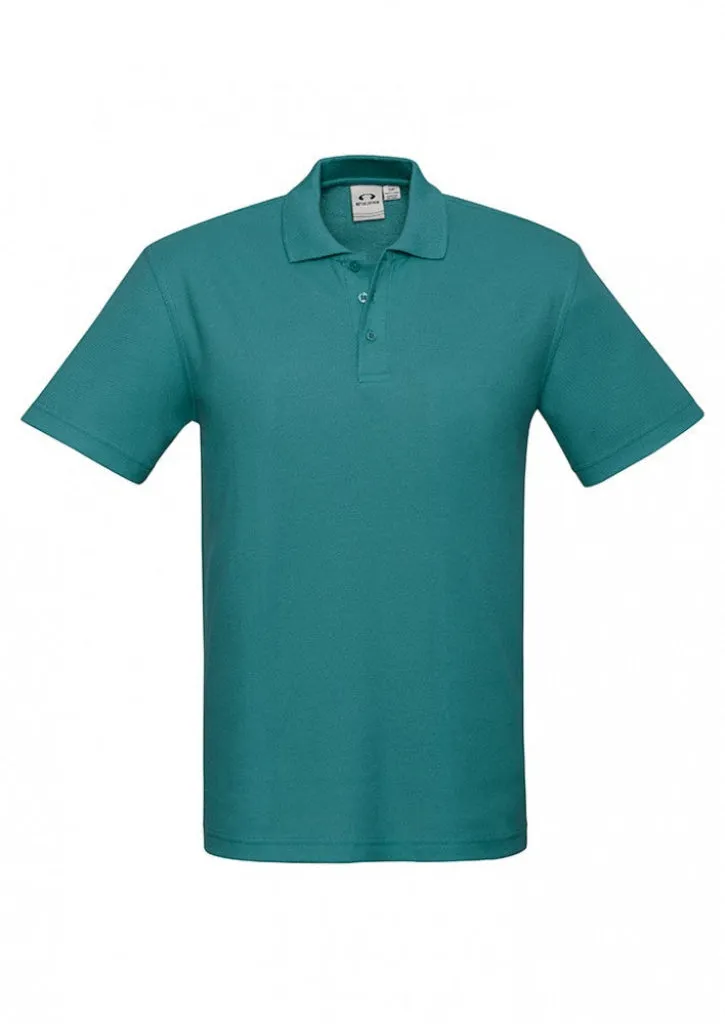 Biz Collection Mens Crew S/S Polo (2nd 7 Colours) (P400MS)