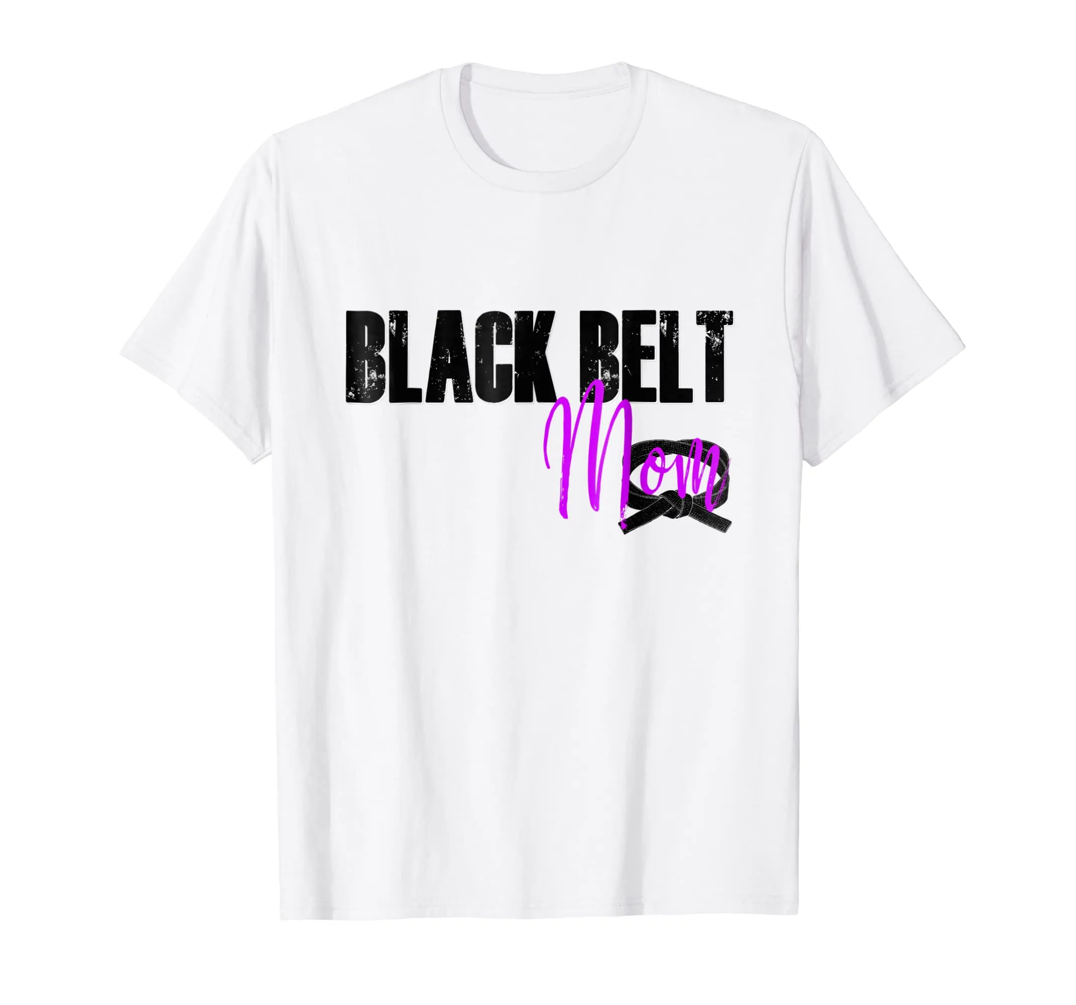 Black Belt Mom Shirt TaeKwonDo Karate Martial Arts Mother