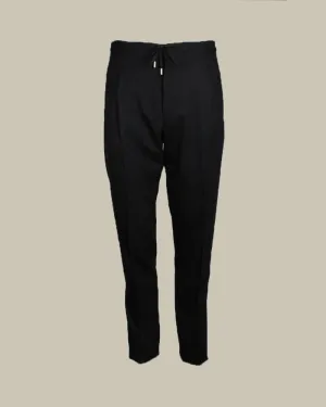 Black Drawstring Trouser