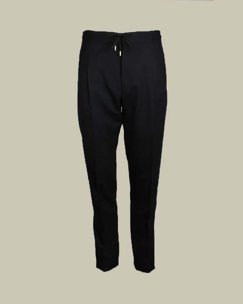 Black Drawstring Trouser