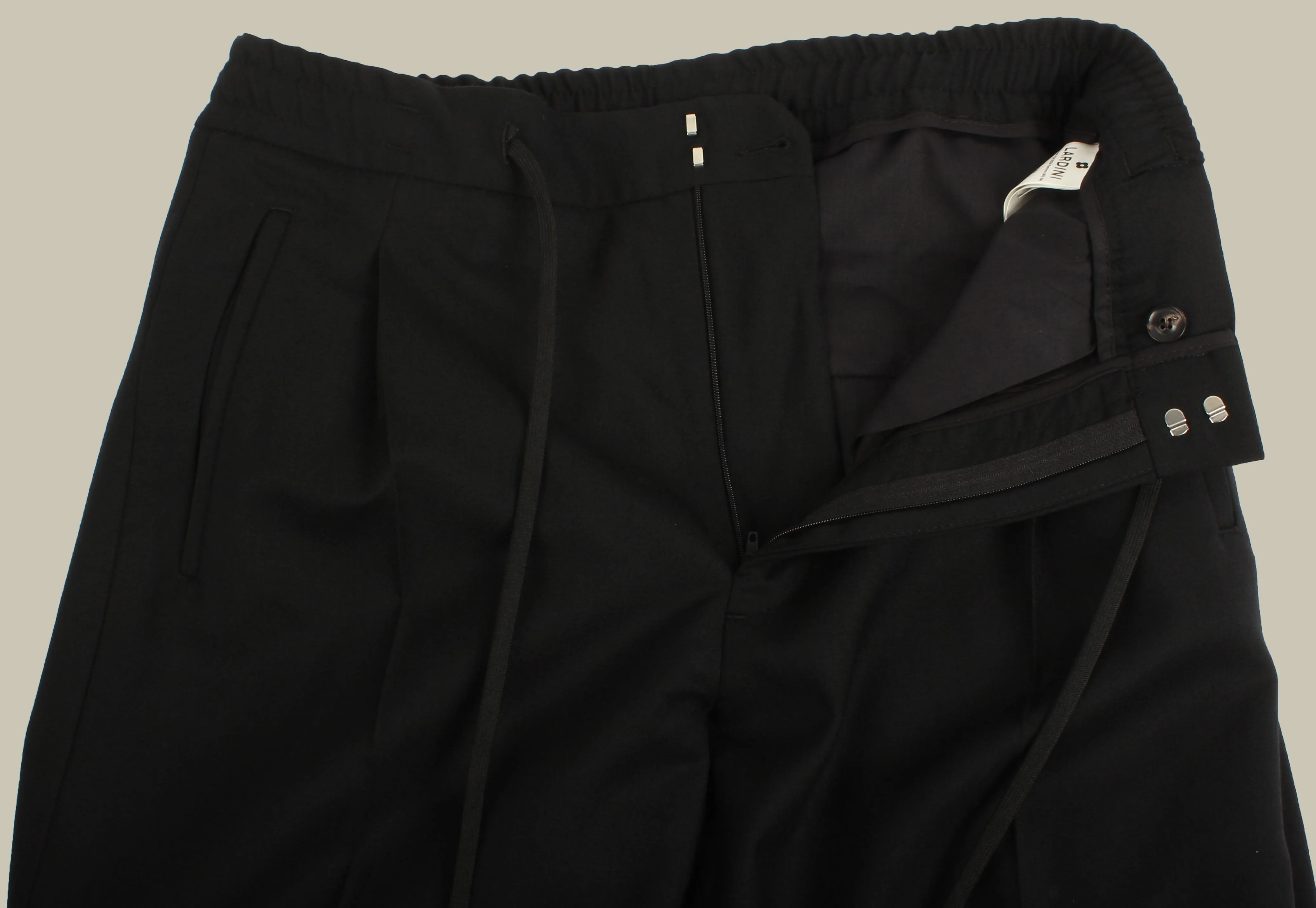 Black Drawstring Trouser