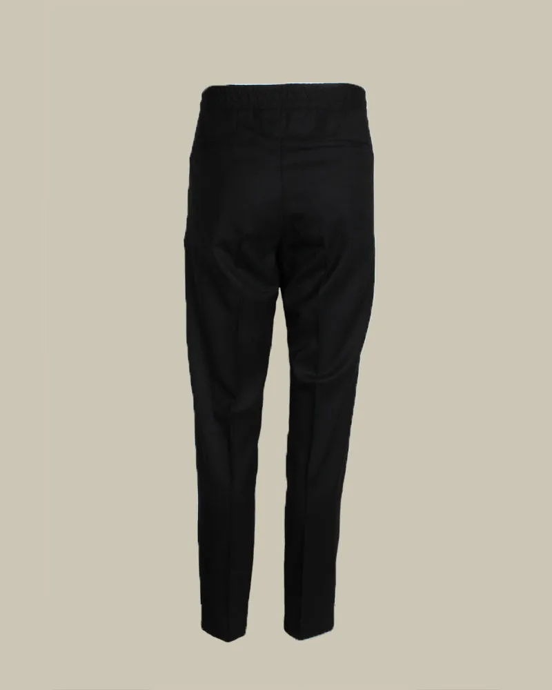 Black Drawstring Trouser