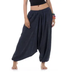 Blue Lagoon Women's Pinstripe Drop Crotch Harem Pants