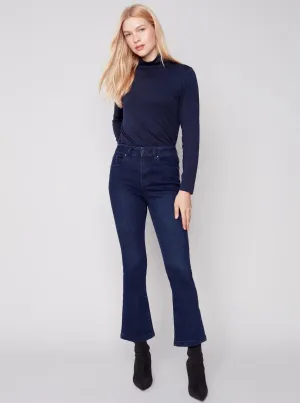 Bootcut Leg Jean [Blue Black-C5443]