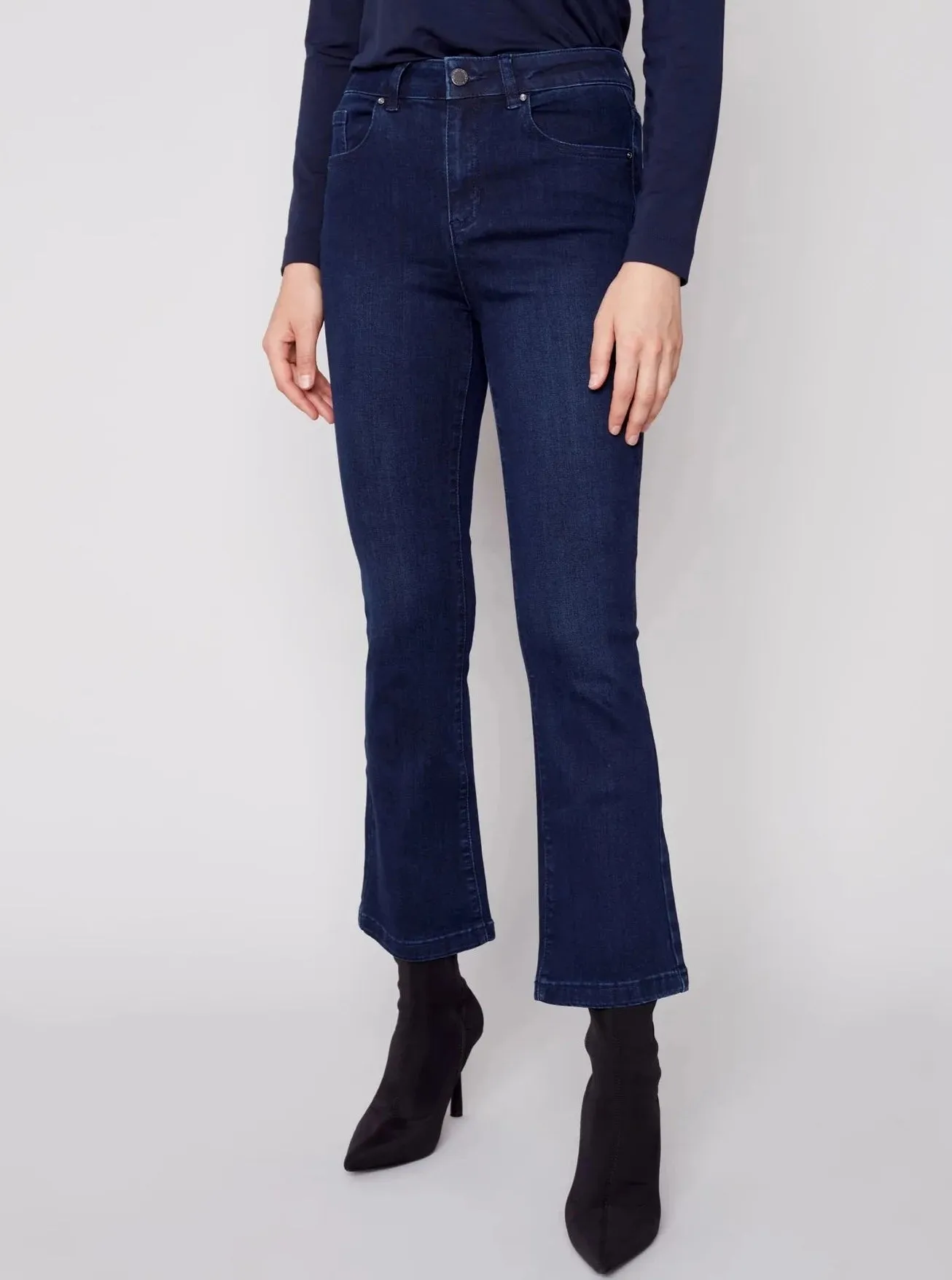 Bootcut Leg Jean [Blue Black-C5443]