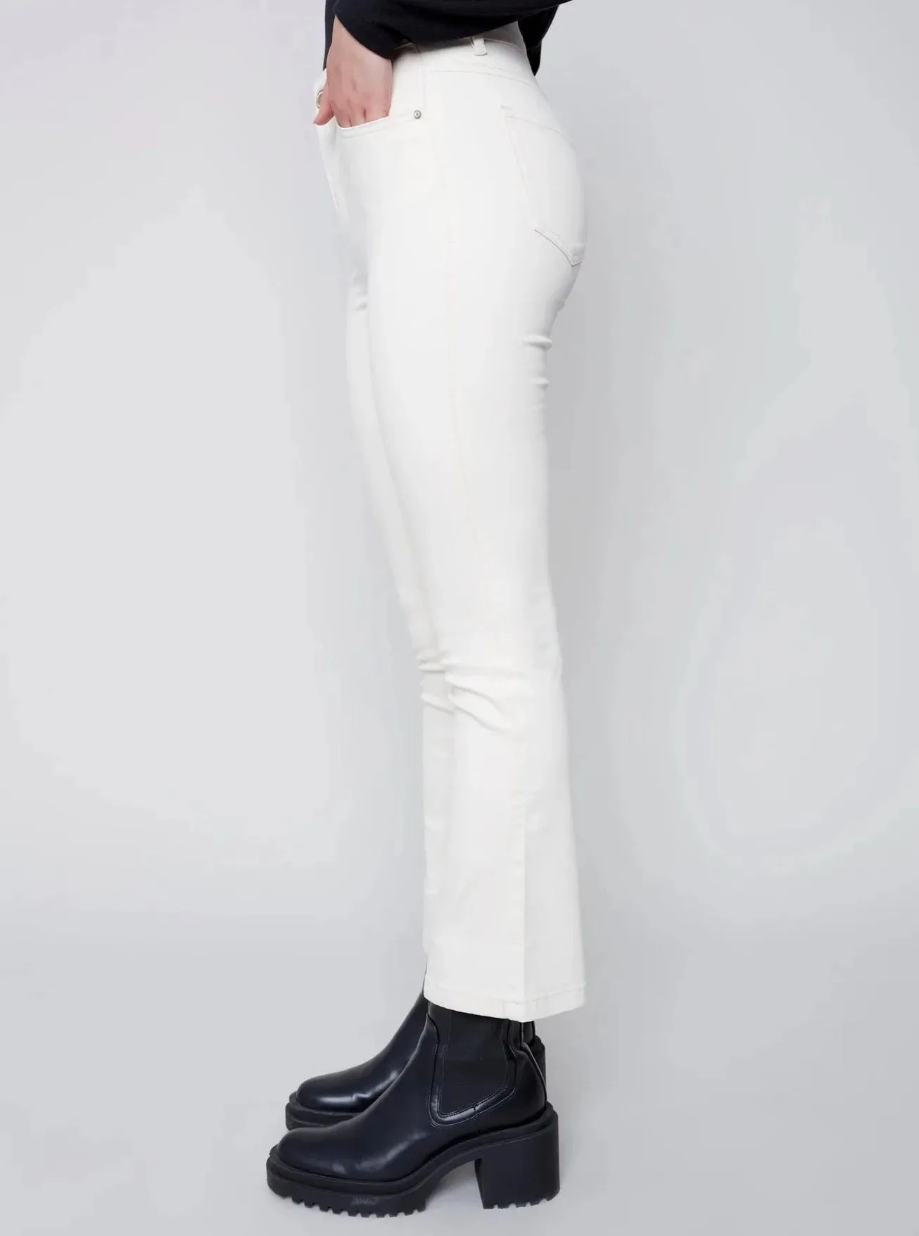Bootcut Leg Jean [Natural-C5443]