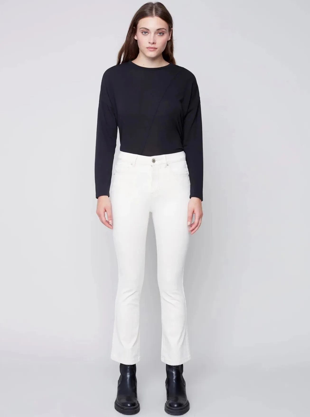 Bootcut Leg Jean [Natural-C5443]