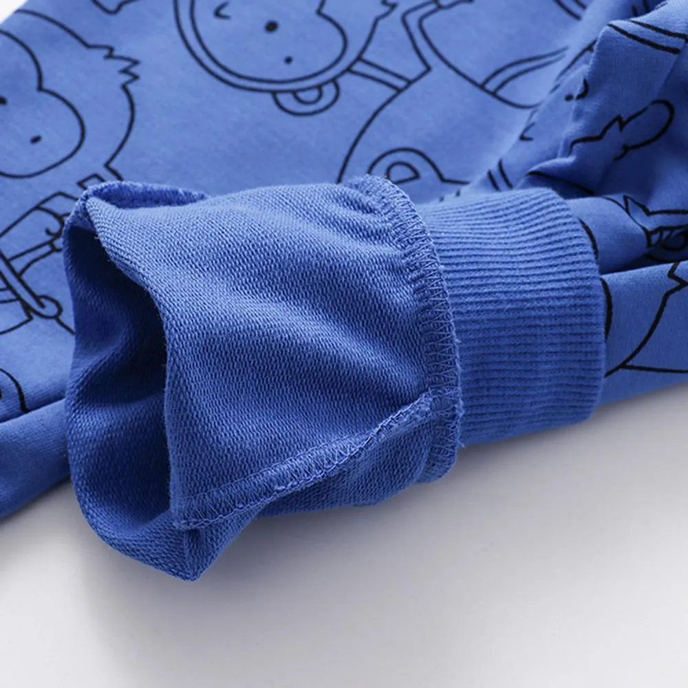 Boys Animal Printed Casual Pants Wholesale