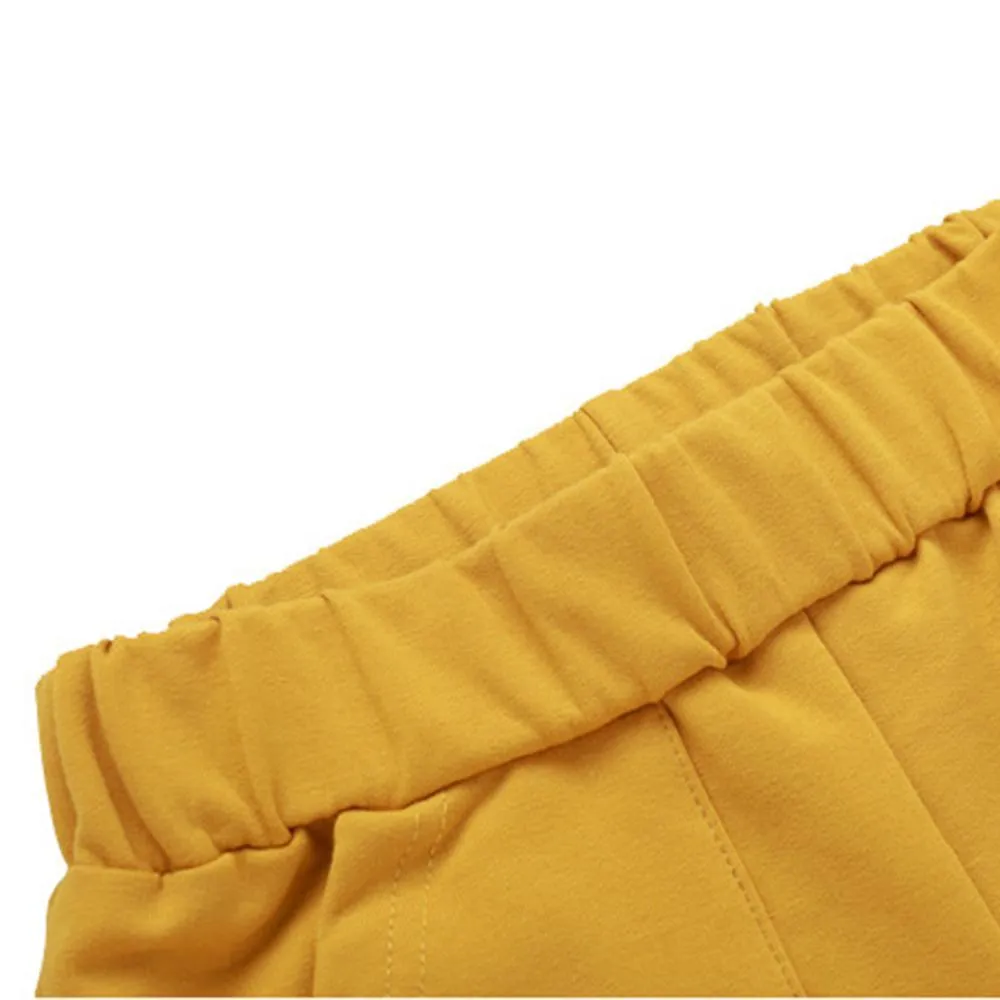 Boys Solid Casual Pockets Pants Wholesale Kid Clothing