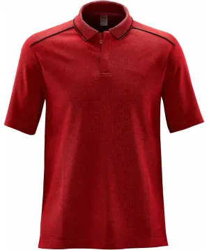 Bright Red/Black - Endurance HD polo