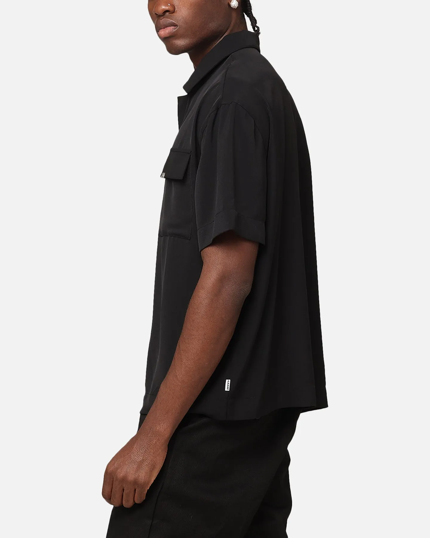 Carré Exceptional Pocket Oversized Shirt Black