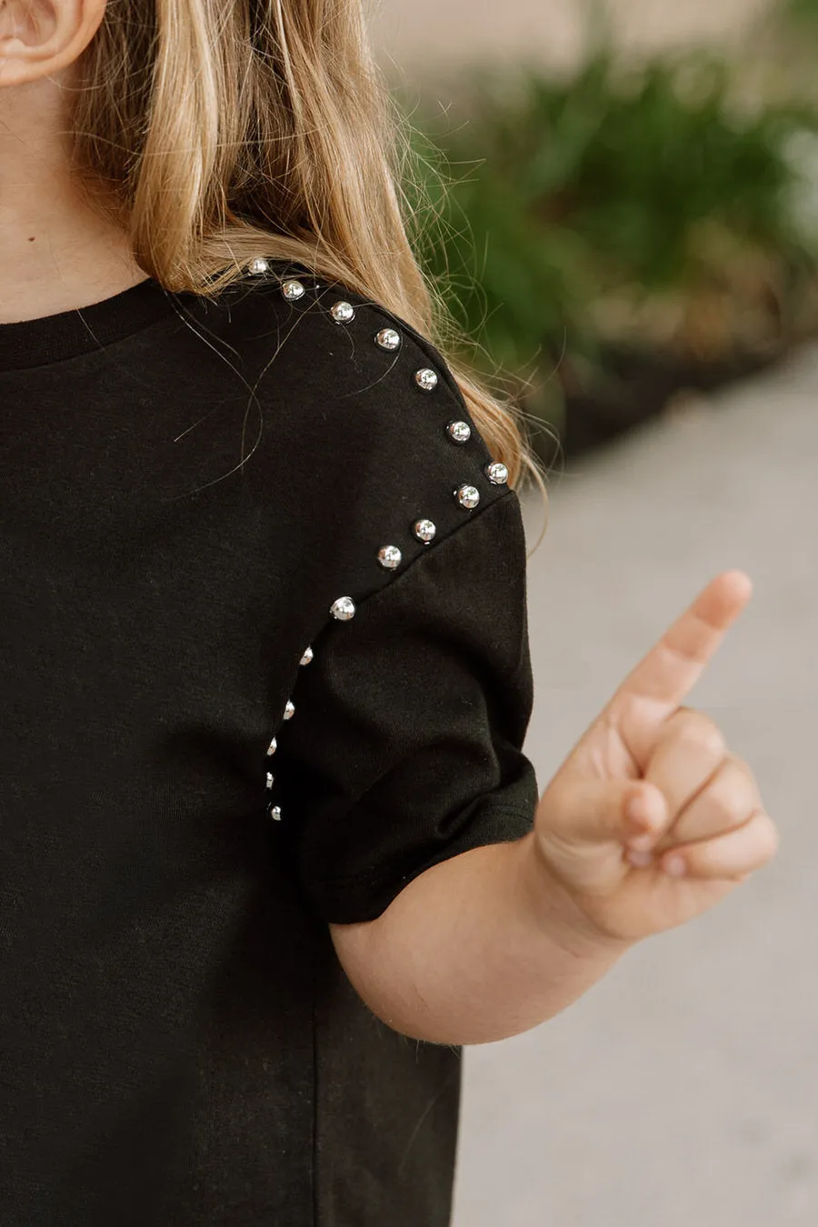 CENTRAL FLORIDA KNIGHTS AFTER PARTY KIDS STUDDED SHORT SLEEVE MODERATELY CROPPED TEE