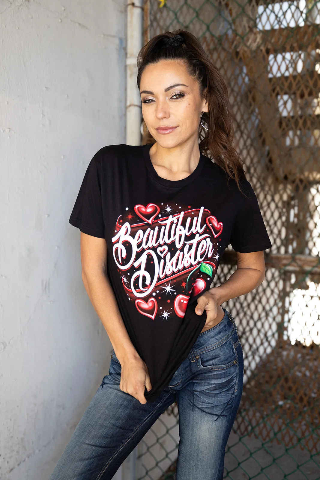 Cherry Bomb Unisex Tee - black