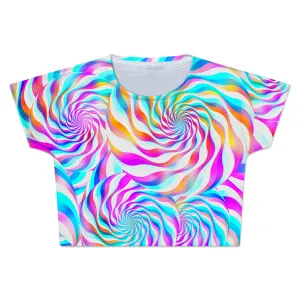 Cloud Surfing Crop Tee